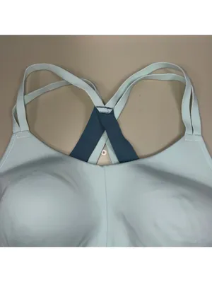 Under Armour Women’s High Impact Sports Bra Mint Racerback Padded Size Large thumbnail 3