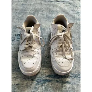 Nike Air Force 1 Low Fontanka in Triple White Women's Size 8 thumbnail 3