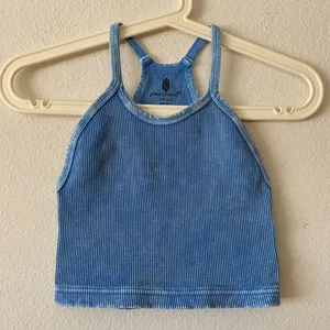 NEW Free People FP Movement Happiness Runs Crop Tank in Forget Me Not - XS/S thumbnail 2