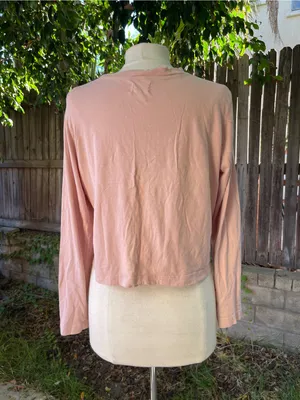 MATE the Label blush organic cotton long sleeve top minimalist sustainable L thumbnail 2