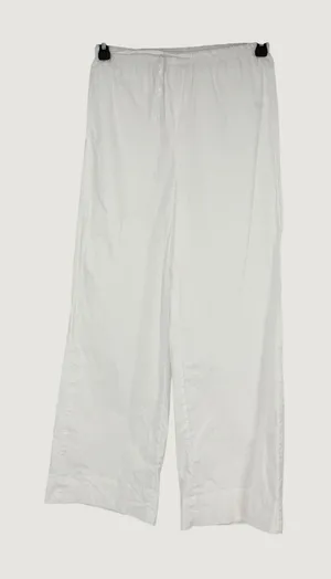 WeWoreWhat Womens XS White Wide‎ Leg Relaxed Elastic Waist Pull On Pants thumbnail 1