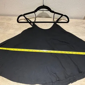 FREE PEOPLE We the Free Oversized Black Halter Tank Top Flowy Size Small S thumbnail 12