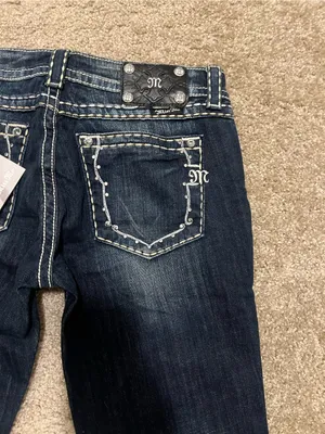 Miss Me jeans Y2k low rise boot cut NWT RARE size 31 thumbnail 9