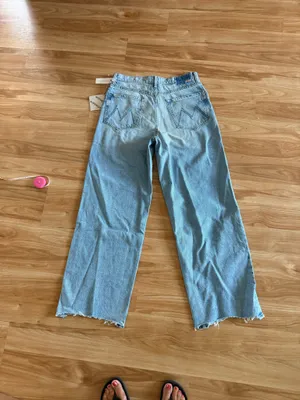 Mother NWT Awesome High Waisted Spinner Zip Sneak Chew in We Bounced - Size 31 thumbnail 9