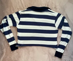 Wild Fable cropped collared tee thumbnail 2