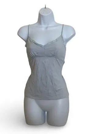 Gap Stretch Lace Trim Cami with Back Tie thumbnail 1