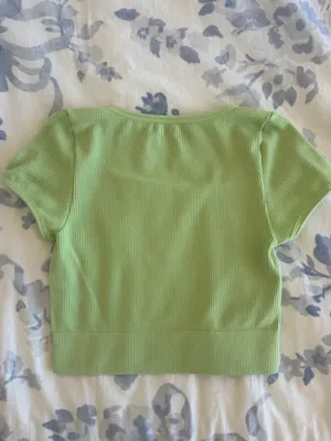 Green Wild Fable Crop Top thumbnail 2