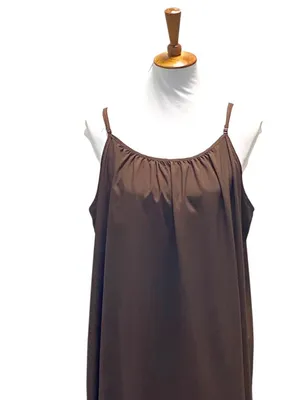 Vonda Prairie Maxi Dress Chocolate Brown Size 4XL Boho Coastal Vacation Summer thumbnail 6