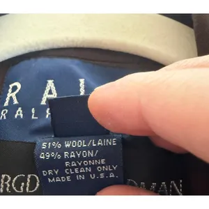 Ralph Lauren Bergdorf Goodman Wool Blend Blazer Brown Vintage Women Size 6 thumbnail 4