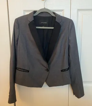 Banana Republic Grey Blazer thumbnail 1