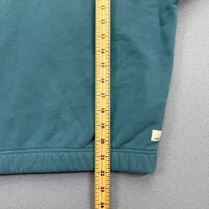 Vuori Restore Hoodie‎ Womens Small Teal Blue Organic Cotton Pullover VW2042 thumbnail 4