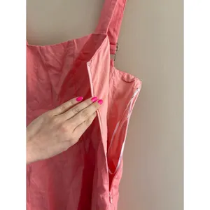 Lulus Undoubtedly Sweet Coral Pink Linen Sleeveless Mini Dress Size XS Vacation thumbnail 9