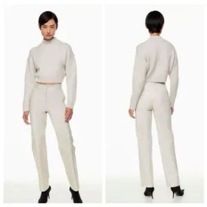 Aritzia Babaton Command faux‎ vegan leather pants thumbnail 2