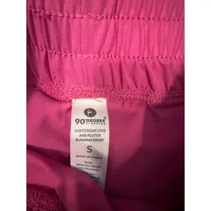 90‎ Degree by Reflex Lightstream Love & Flutter Running Shorts Pink Size Small thumbnail 5