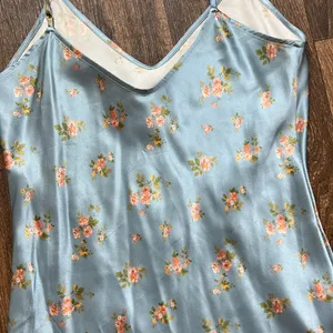 Reformation Blue Floral Slip Dress thumbnail 3