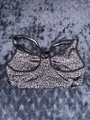 PINK Yoga leopard-print bra M thumbnail 3
