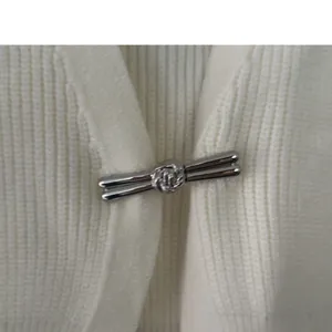 Commense Metal Buckle Waisted Sweater Vest size small thumbnail 4