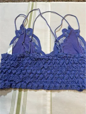 Free People Purple Lace Bralette S/P thumbnail 2