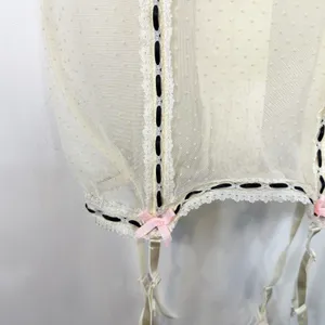 Victoria's Secret Sexy Little Things‎ 36B Bustier Ivory Corset Garter Y2K 175 thumbnail 9