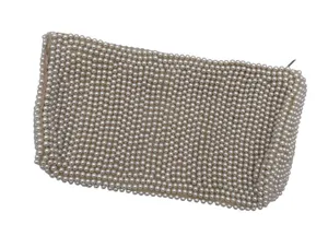 Vintage Miranda Made in Japan Pearl Beaded Clutch Evening Bag Mid Century 1950s thumbnail 2