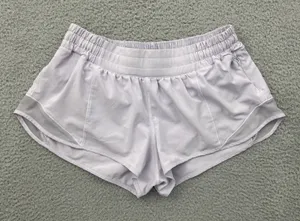 Lululemon Hotty Hot Shorts Low Rise 2.5" Silver Lilac Athletic Women's 8 thumbnail 1