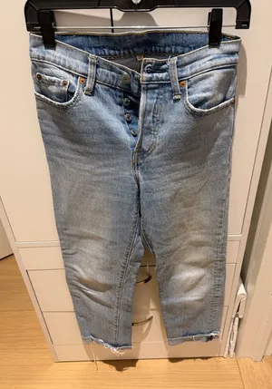 LEVI Light Blue Women’s Denim Jeans - Size 25 thumbnail 1