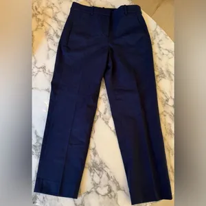 NWT J Crew Factory Kallie straight-leg pant Size 6 Navy thumbnail 4