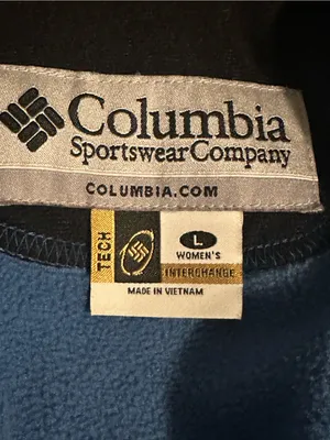 COLUMBIA Vintage Ttanium Interchange Blue Waterproof Hooded Ski Jacket Sz L thumbnail 12