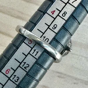 Geometric Faux Silver Ring Silver thumbnail 8