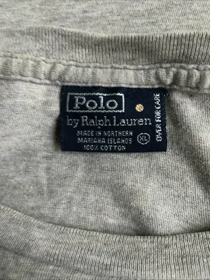 Polo Ralph Lauren men’s XL gray short sleeve pocket T-shirt thumbnail 3