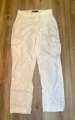 Hollister Linen Cargo Pants thumbnail 1