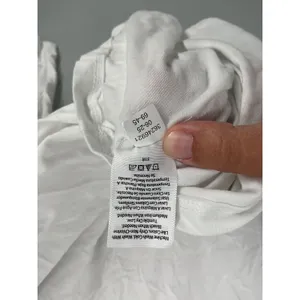 Terra & Sky Womens T-Shirt White Long Sleeve V-Neck Cotton Modal Plus Size 3X thumbnail 6