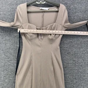 ASTR the Label Ribbed Dress Taupe Medium‎ thumbnail 13