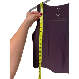Puma Saysky Purple Sleeveless Athletic Crop Top XS thumbnail 4