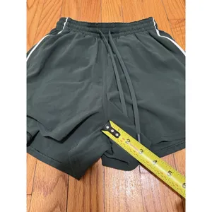 Lululemon Lightweight High-Rise Relaxed Short 3" *Long Liner Legacy Green White thumbnail 8