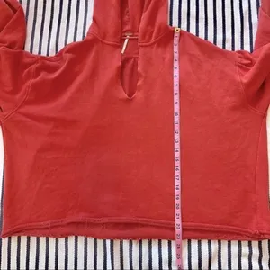 Free People Sunrise Sunset Cropped Hoodie Small thumbnail 7