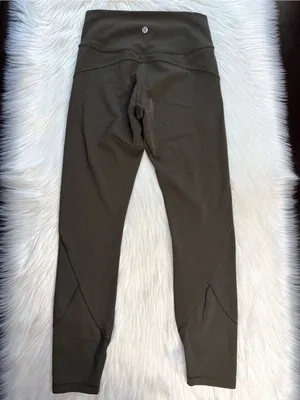 Lululemon Olive Green 7/8 Everlux 25” Tights thumbnail 6