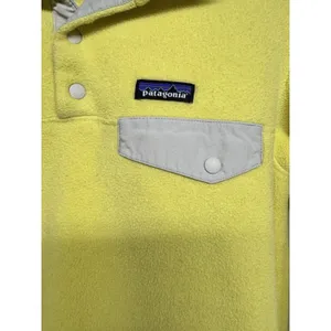 Patagonia Lightweight Synchilla Snap-T‎ Fleece Pullover Yellow Women’s Medium thumbnail 5