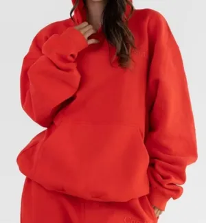 Comfrt Minimalist Hoodie Crimson unisex Size Small thumbnail 1
