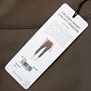 NWT Alo Yoga 7/8 High-Waist Airlift Legging in Espresso Brown Stretch Workout L thumbnail 4
