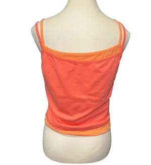 Layered camo tank top Orange Size L thumbnail 4