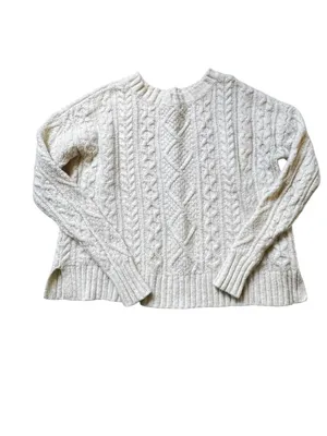 American Eagle Women’s Cozy Cream Cable Knit Sweater S/P thumbnail 3