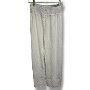 Vera Bradley Claudine‎ Palazzo Pants Ivory Wide Leg Tassel Rayon M NEW Women's thumbnail 6