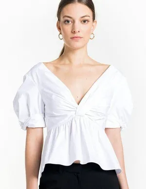 A.L.C. Moritz Top in White size 8 thumbnail 1