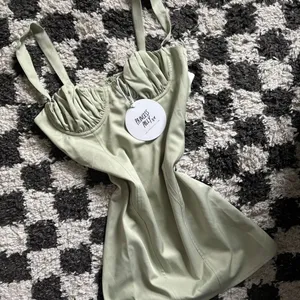 Princess Polly New With Tags Green Mini Dress thumbnail 3