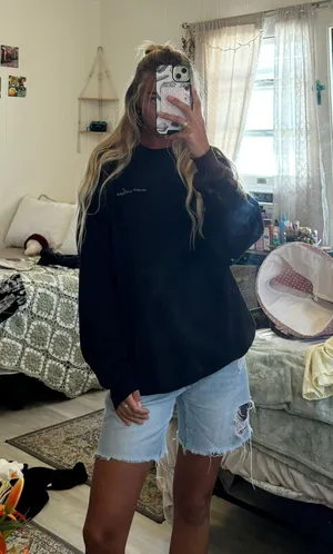 Bleached Black Hoodie thumbnail 1