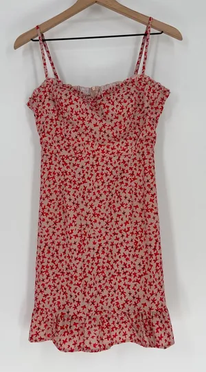 Princess Polly pink floral mini dress 4 thumbnail 1