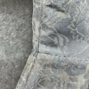 Altar'd State Size XS Blue Ivory Floral Brocade Puff Sleeve Mini Dress thumbnail 9