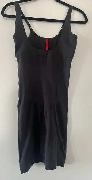Spanx Black Shaping Slip Mini Dress XL Adjustable Straps Loungewear Lingerie thumbnail 1