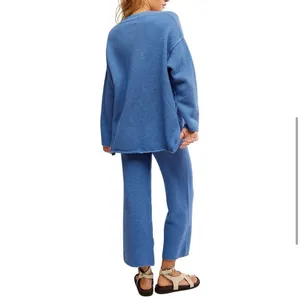 NWT Free People Hailee Set- Summers Blue Heather Size:Xs $128 MSRP Measurements are for a small from free people’s size chart No refunds or cancellations thumbnail 5